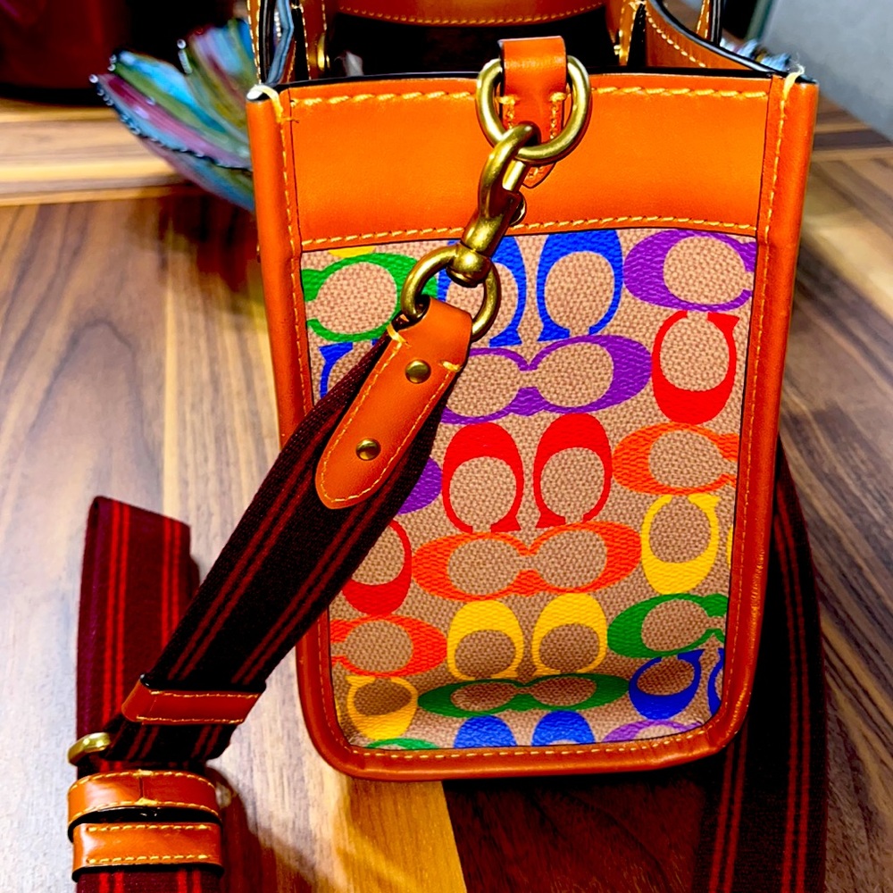 Coach Rainbow Field Tote 22